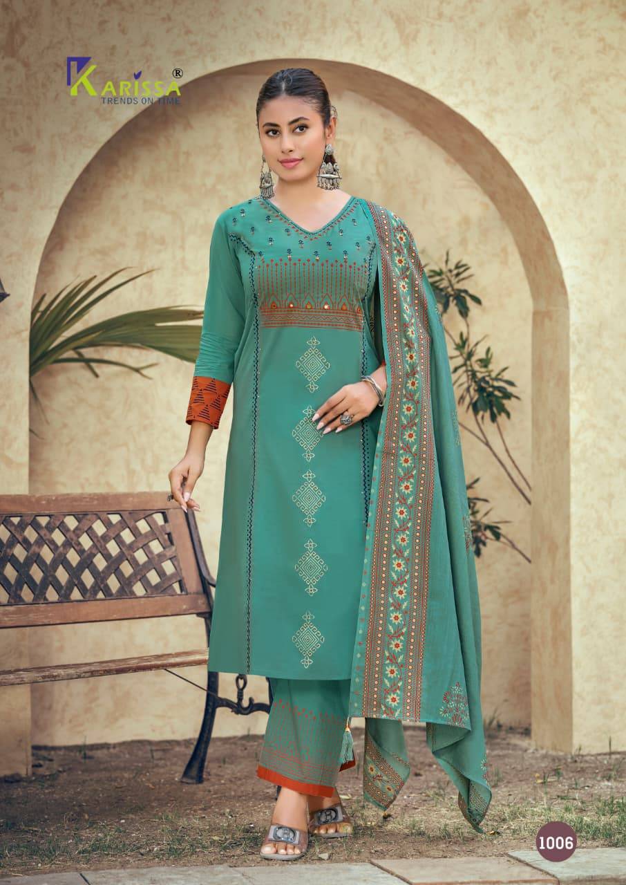 KARISSA By KANIKA 1001 to 1006 Series  Designer Ethnic Wear Collection cotton Dress At Wholesale Price